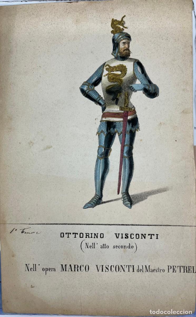 Kunst: Dise&ntilde;o del personaje &rdquo;Ottorino Visconti&rdquo; sobre la &oacute;pera &rdquo;Marco Visconti&rdquo; de Petrella.