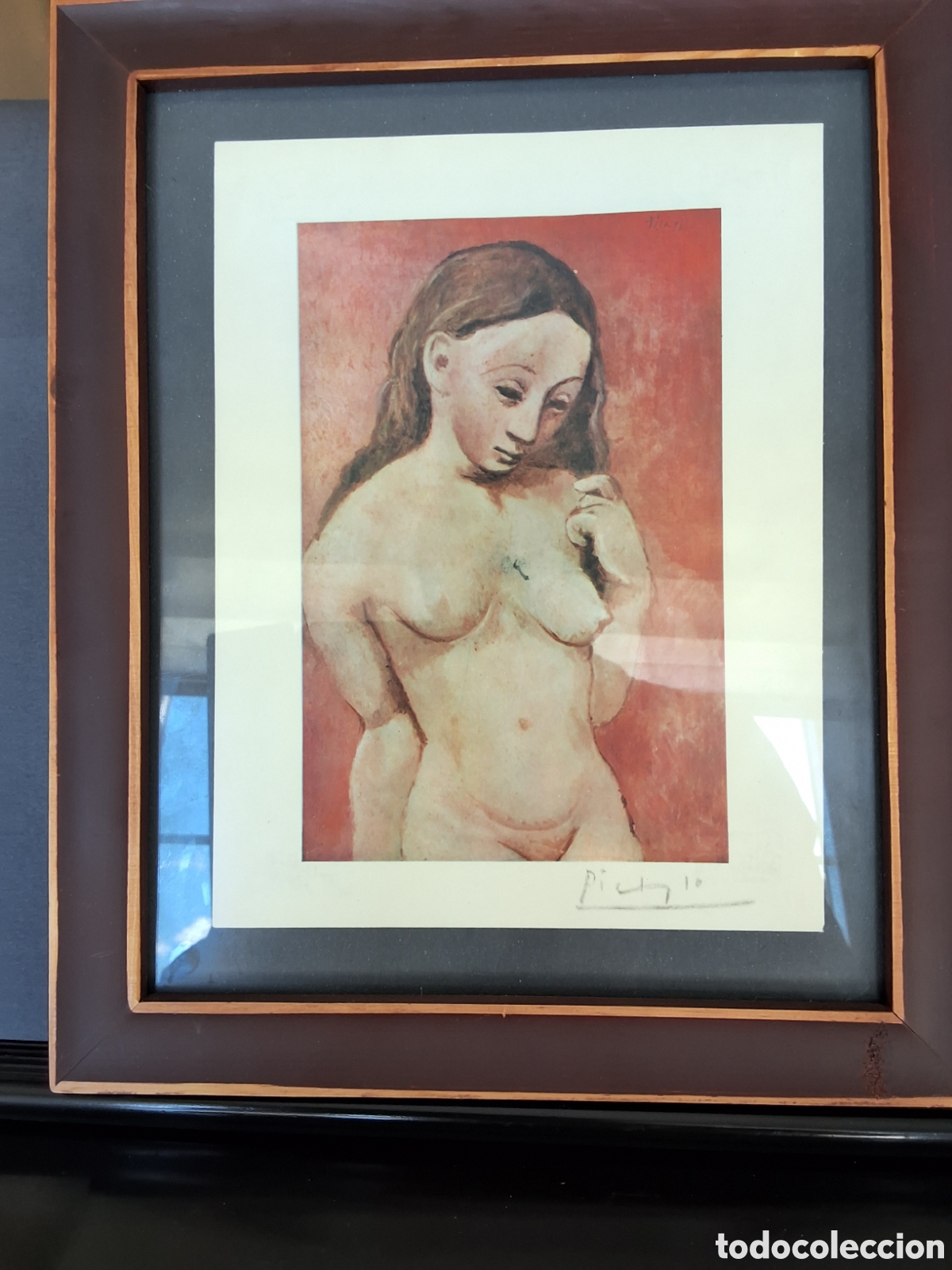 Arte: LITOGRAFIA DE PICASSO AFTER COLOR CON FIRMA CERTIFICADO