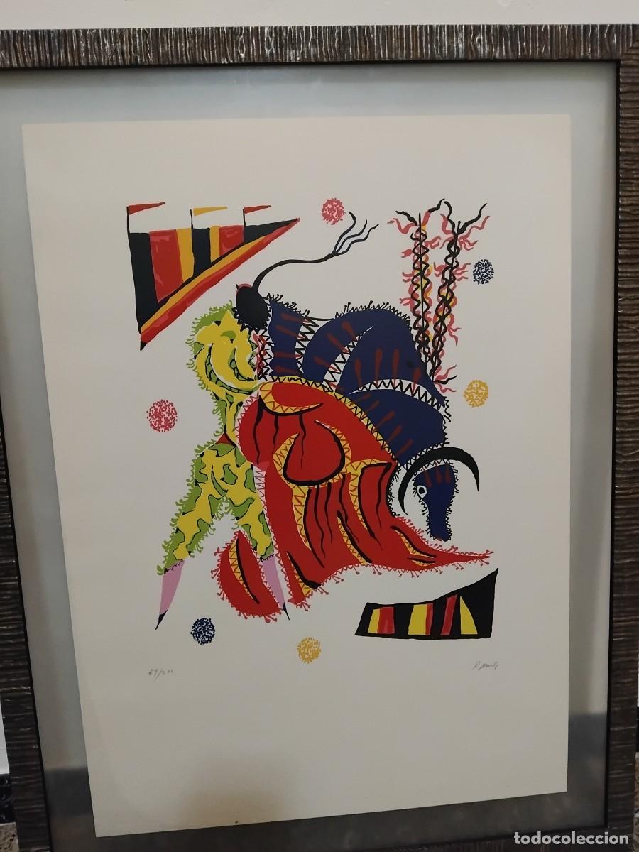 Arte: Cuadro litograf&iacute;a numerada de Rafael Alberti - Foto 3