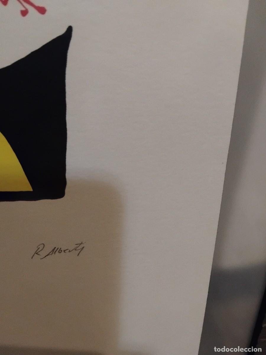 Arte: Cuadro litograf&iacute;a numerada de Rafael Alberti - Foto 5