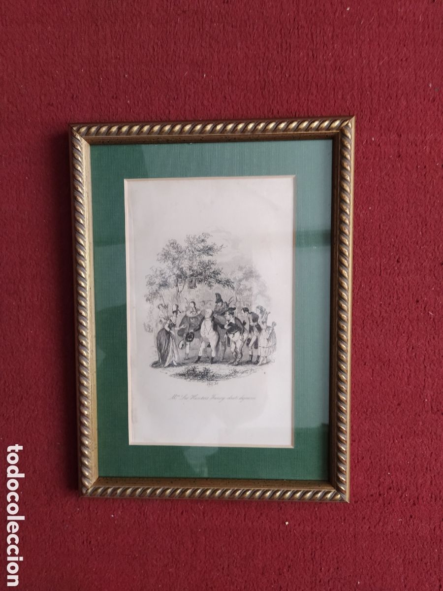 Arte: LOTE DE 8 CUADROS CON LITOGRAF&Iacute;A - Foto 3