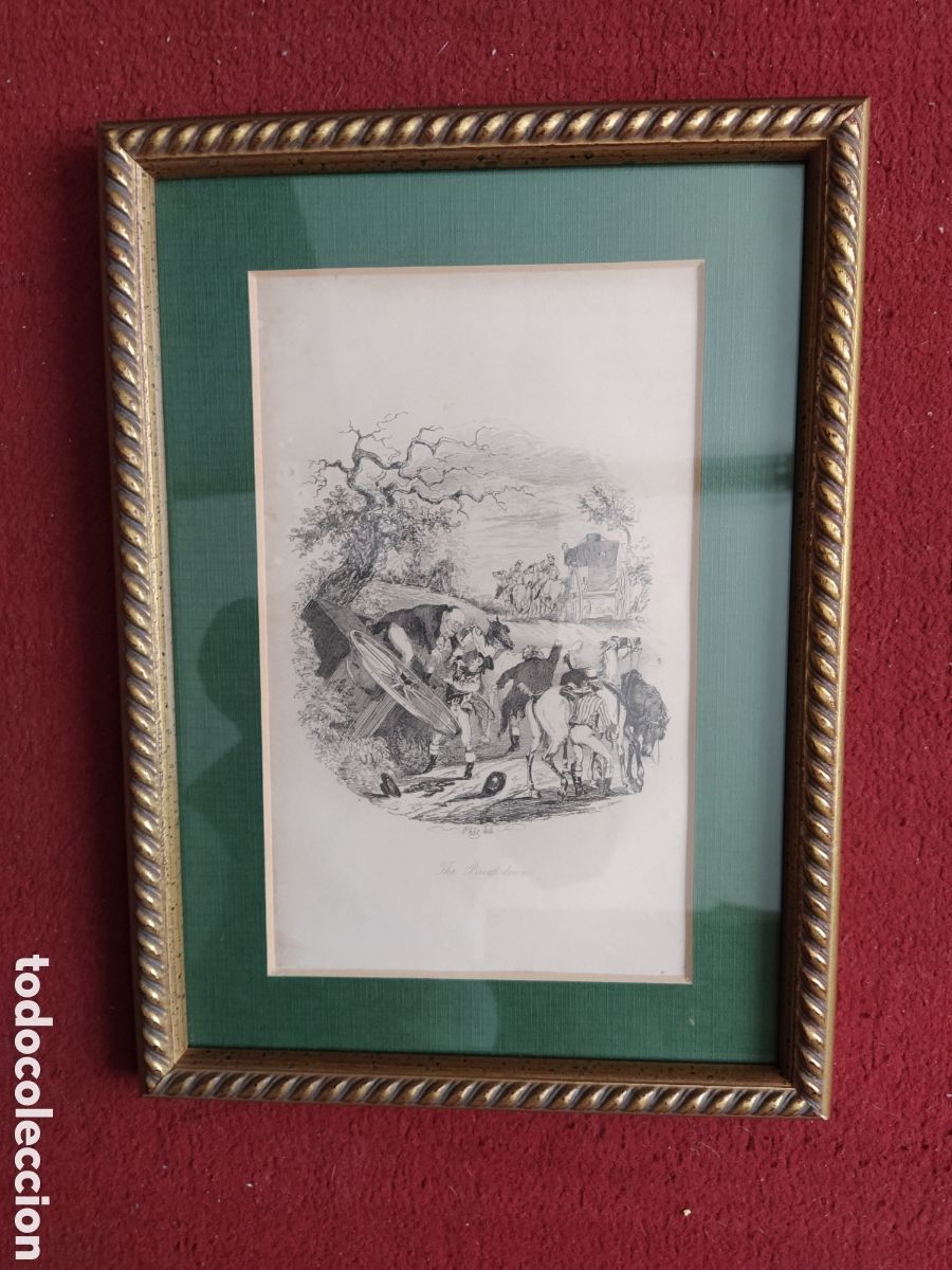 Arte: LOTE DE 8 CUADROS CON LITOGRAF&Iacute;A - Foto 5
