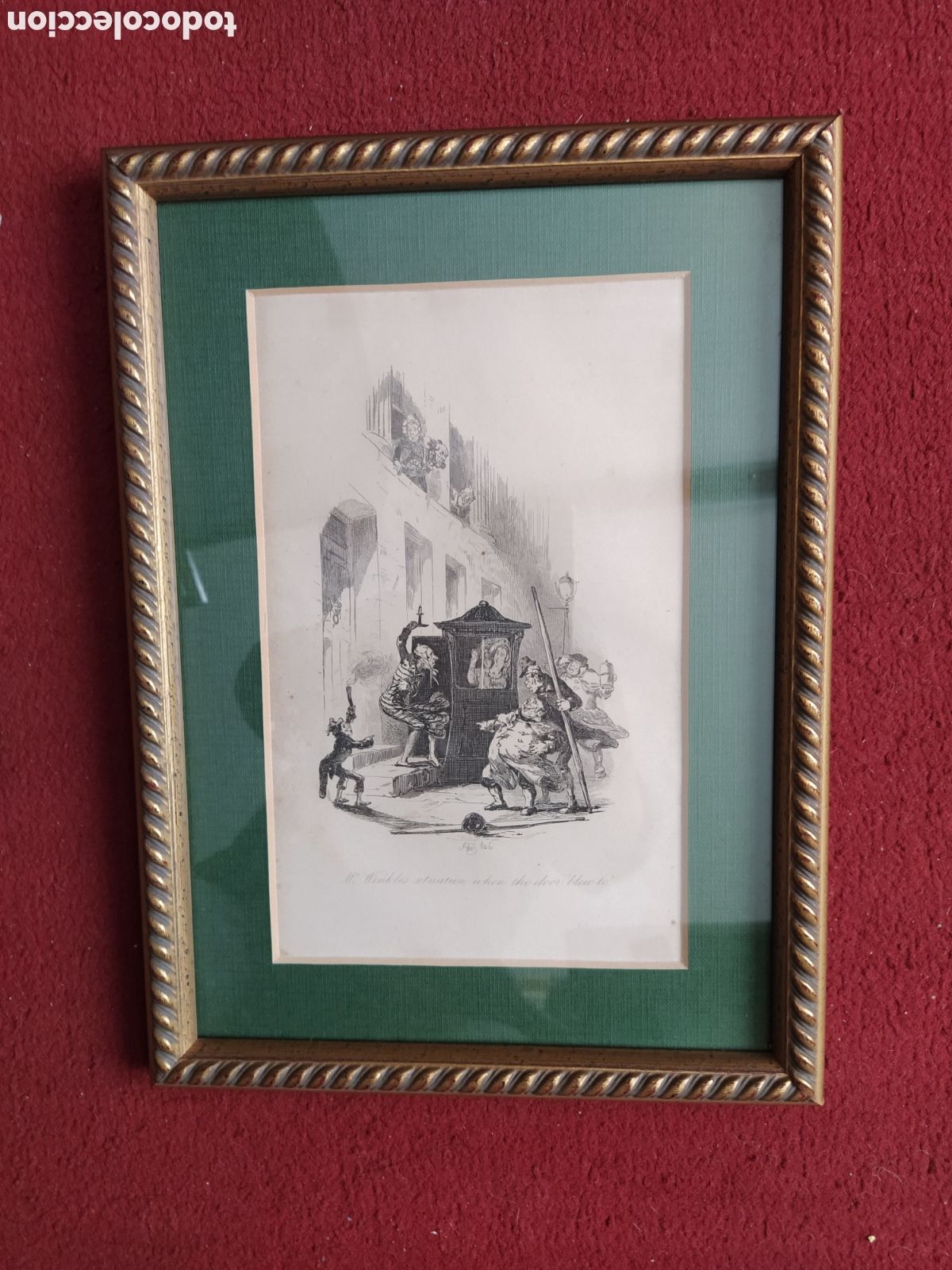 Arte: LOTE DE 8 CUADROS CON LITOGRAF&Iacute;A - Foto 6