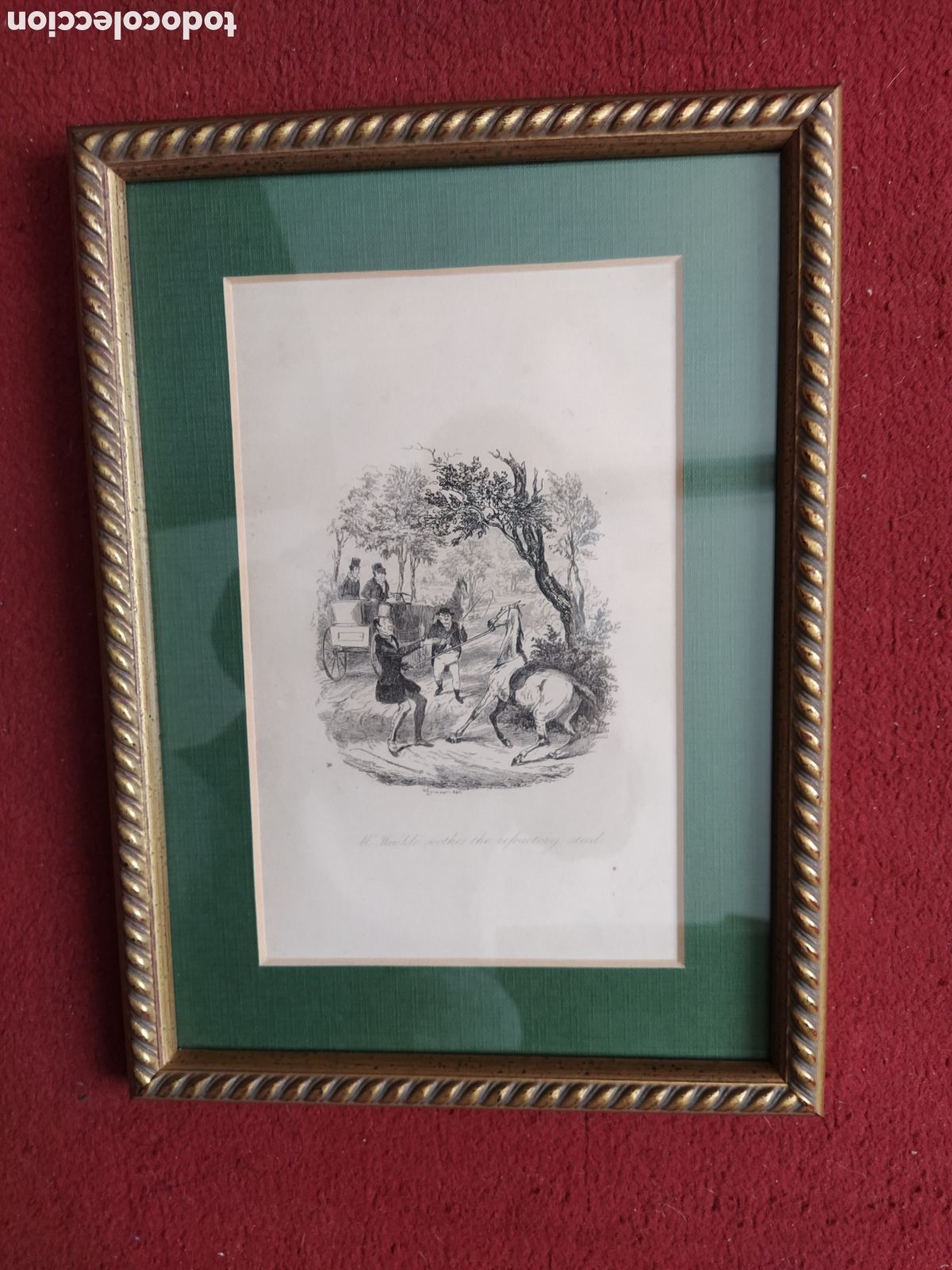 Arte: LOTE DE 8 CUADROS CON LITOGRAF&Iacute;A - Foto 7