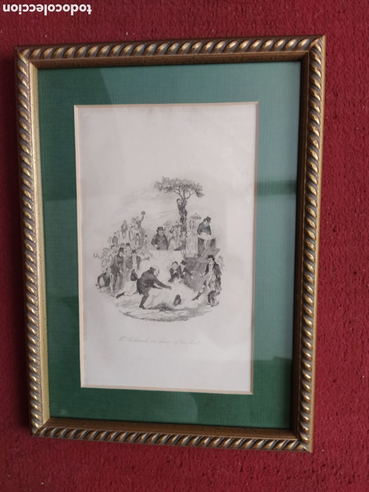 Arte: LOTE DE 8 CUADROS CON LITOGRAF&Iacute;A - Foto 8