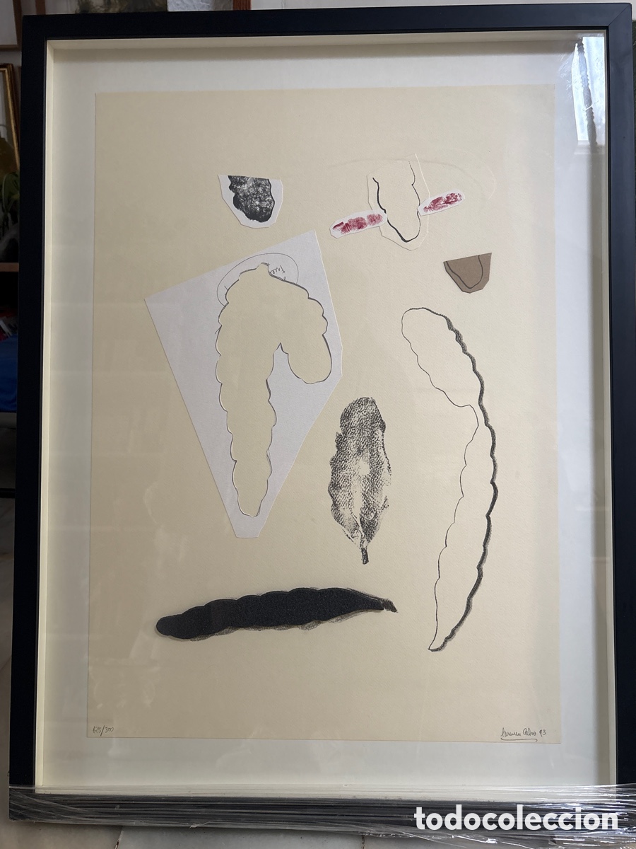 Arte: Carmen Calvo. Collage seriado