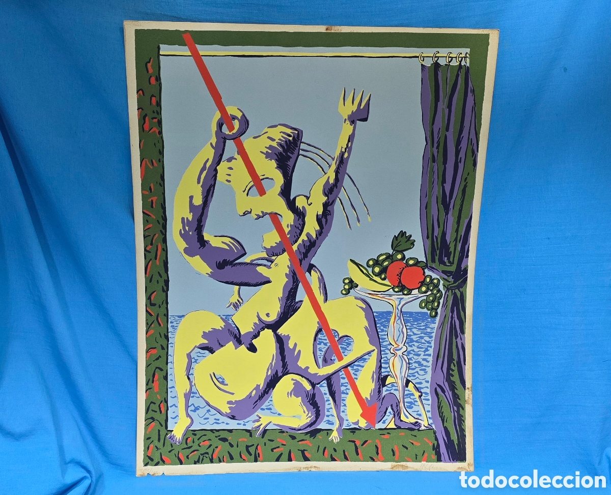 Arte: LITOGRAFIA GUILLERMO PEREZ VILLALTA . NUMERADA Y FECHADA