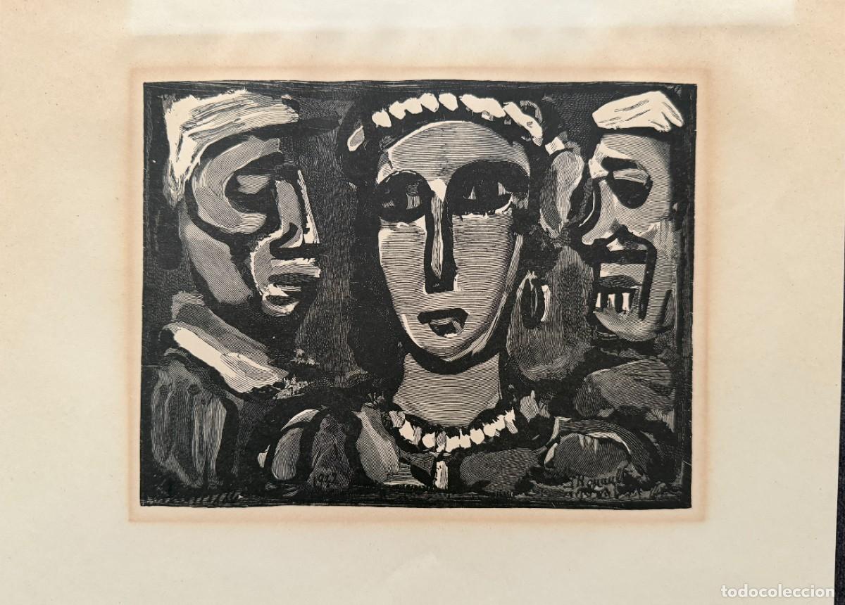 Kunst: Georges Rouault , litograf&iacute;a certificada , les visages , Fauvista