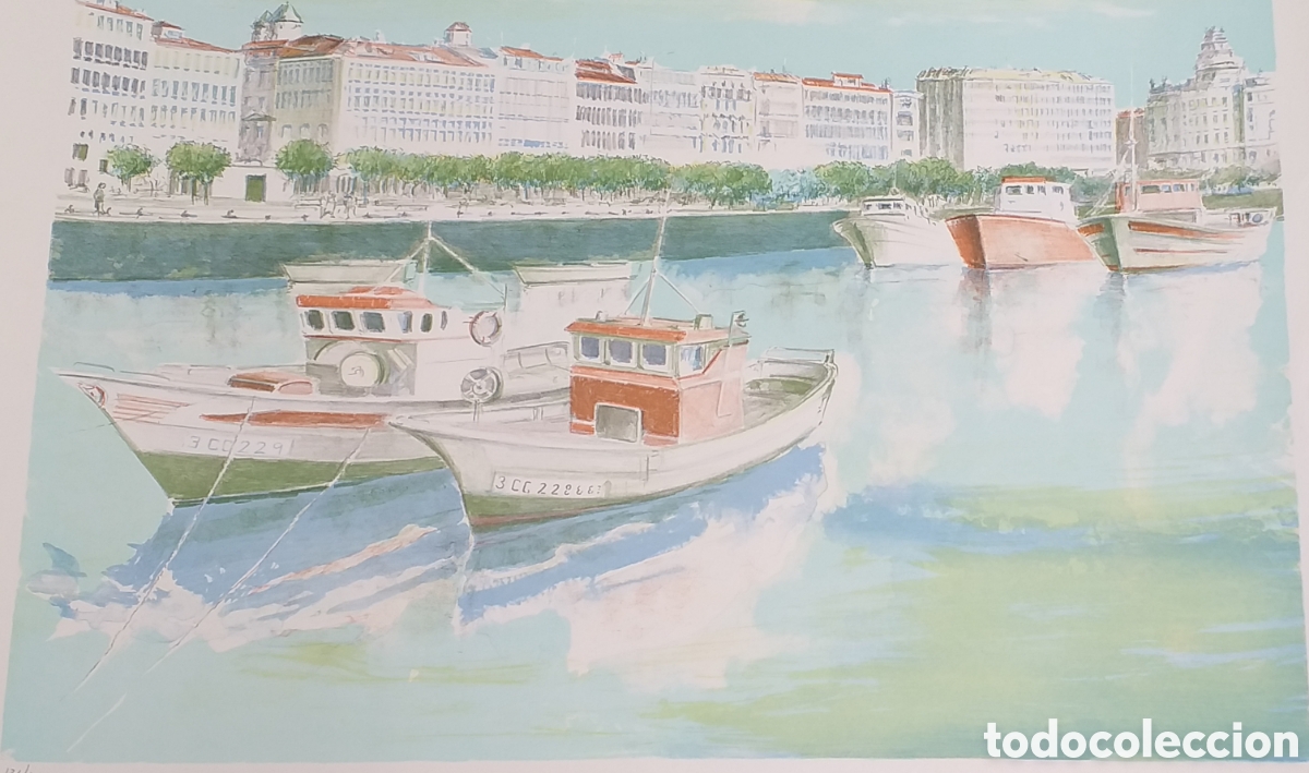 Arte: LITOGRAF&Iacute;A SERGI CASTIGNANI &rdquo; REFLEJOS&rdquo; - Foto 2