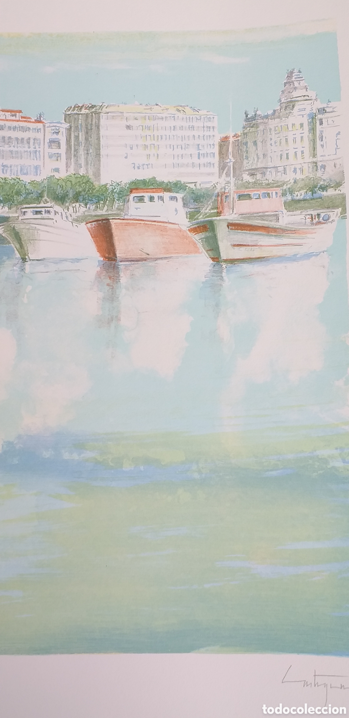 Arte: LITOGRAF&Iacute;A SERGI CASTIGNANI &rdquo; REFLEJOS&rdquo; - Foto 5