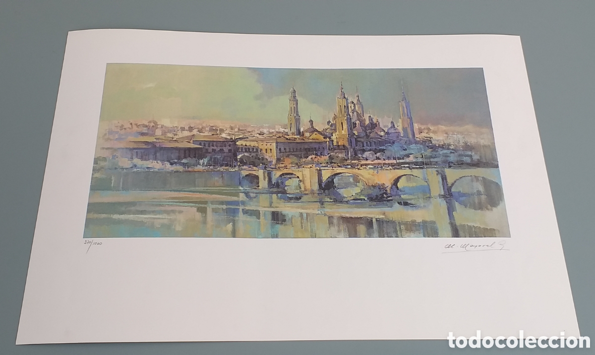 Arte: LITOGRAF&Iacute;A MANUEL MAYORAL &rdquo;ZARAGOZA&rdquo; - Foto 1
