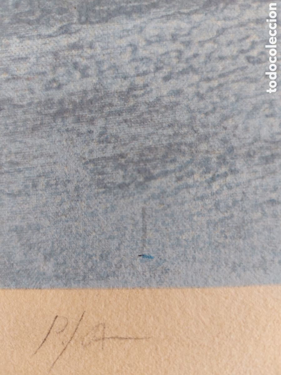 Arte: JOAN - JOSEP THARRATS &rdquo;CIRCULO BLUE &rdquo; LITOGRAFIA - Foto 4