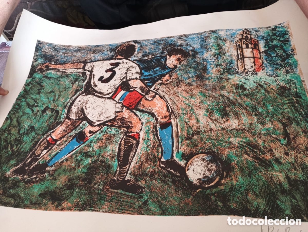 Arte: Litograf&iacute;a original Manel Pujol Baladas &ndash; Barcelona 92 &ndash; Serie Art Box (Edici&oacute;n limitada)