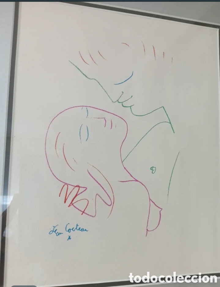 Arte: Litograf&iacute;a. Jean Cocteau, - Foto 1