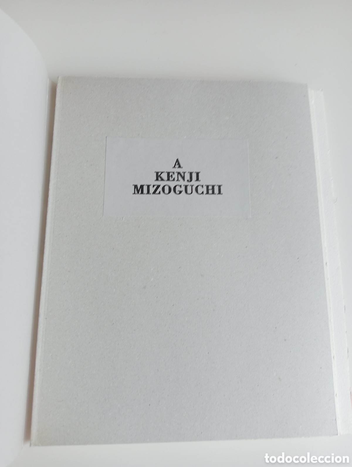 Arte: Libro de artista &ldquo;A Kenji Mizoguchi&rdquo; (1998) &ndash; Yasuda / Pessa / Gimferrer &ndash; Ejemplar 2/12 firmado