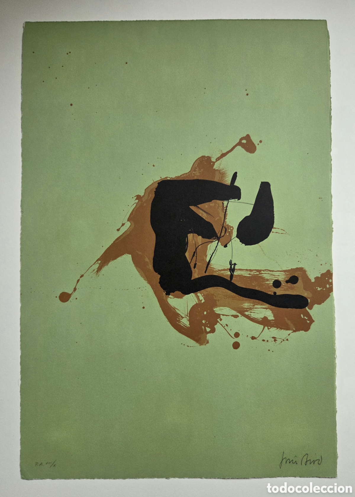Arte: Jim Bird. Litograf&iacute;a 1977 - Foto 1