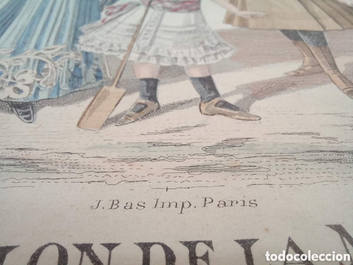 Arte: Antigua Litograf&iacute;a El Sal&oacute;n de la Moda. - Foto 3