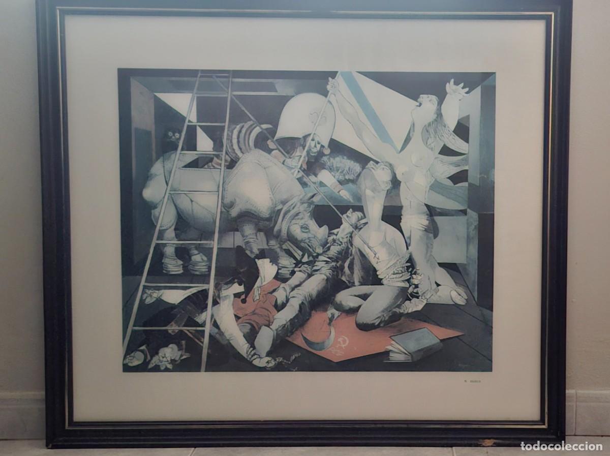 Art: Xaime Quessada: Cuadro PCG y Certificado Libertad preso pol&iacute;tico