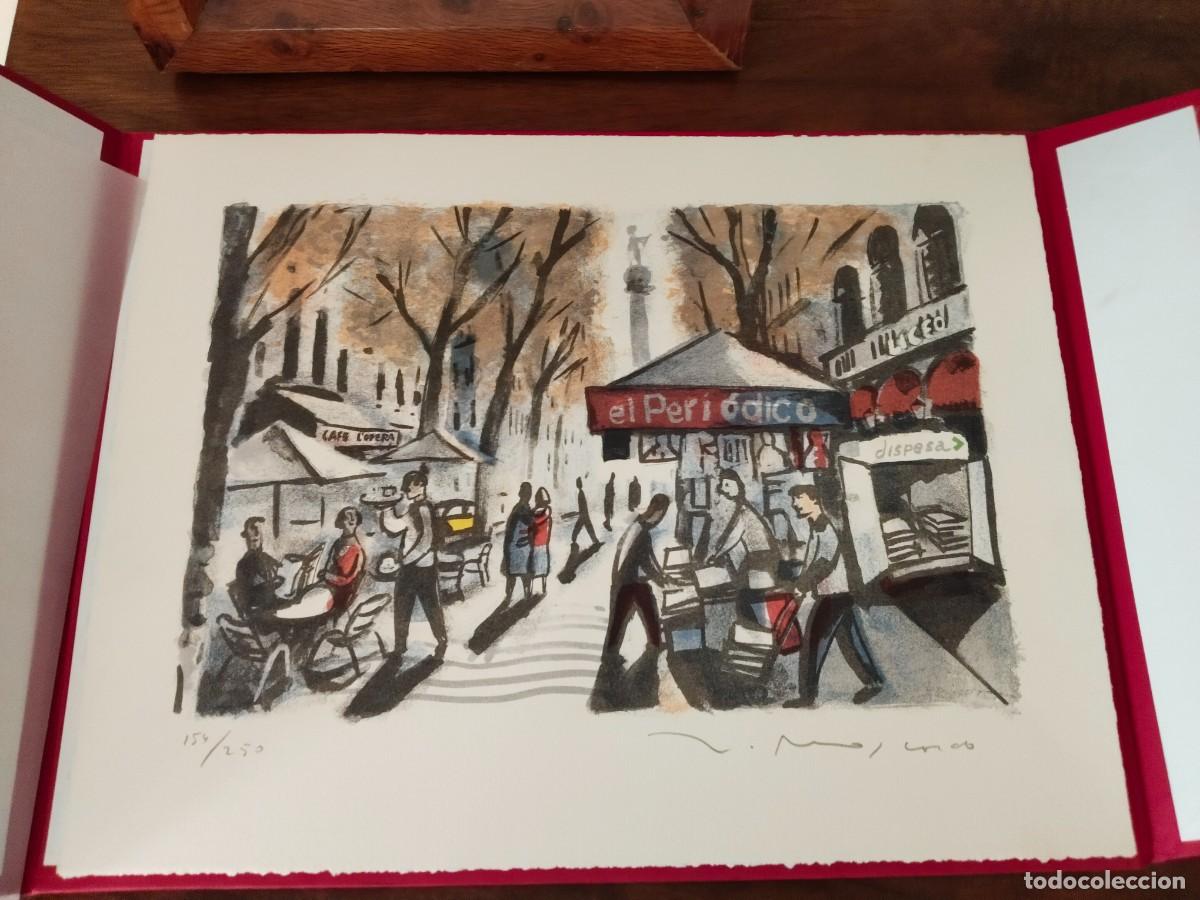 Arte: Litograf&iacute;a original de Ram&oacute;n Moscard&oacute; para DISPESA, numerada 154 de 250. Firmada.