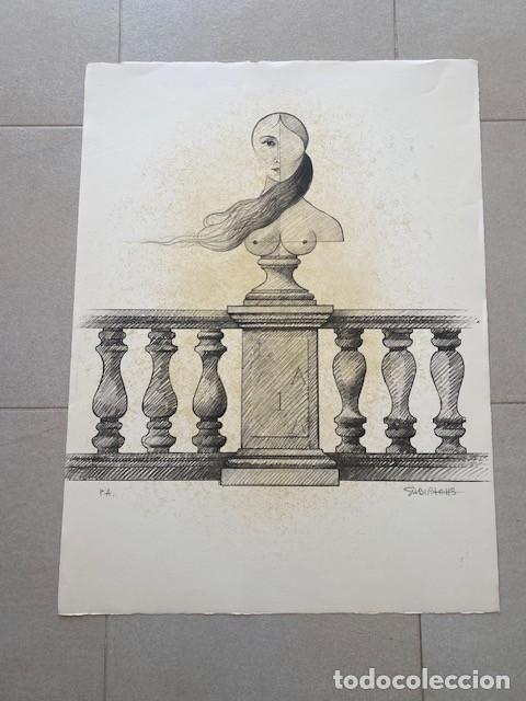 Arte: LITOGRAFIA JOSEP MARIA SUBIRACHS &rdquo;LAIA&rdquo;