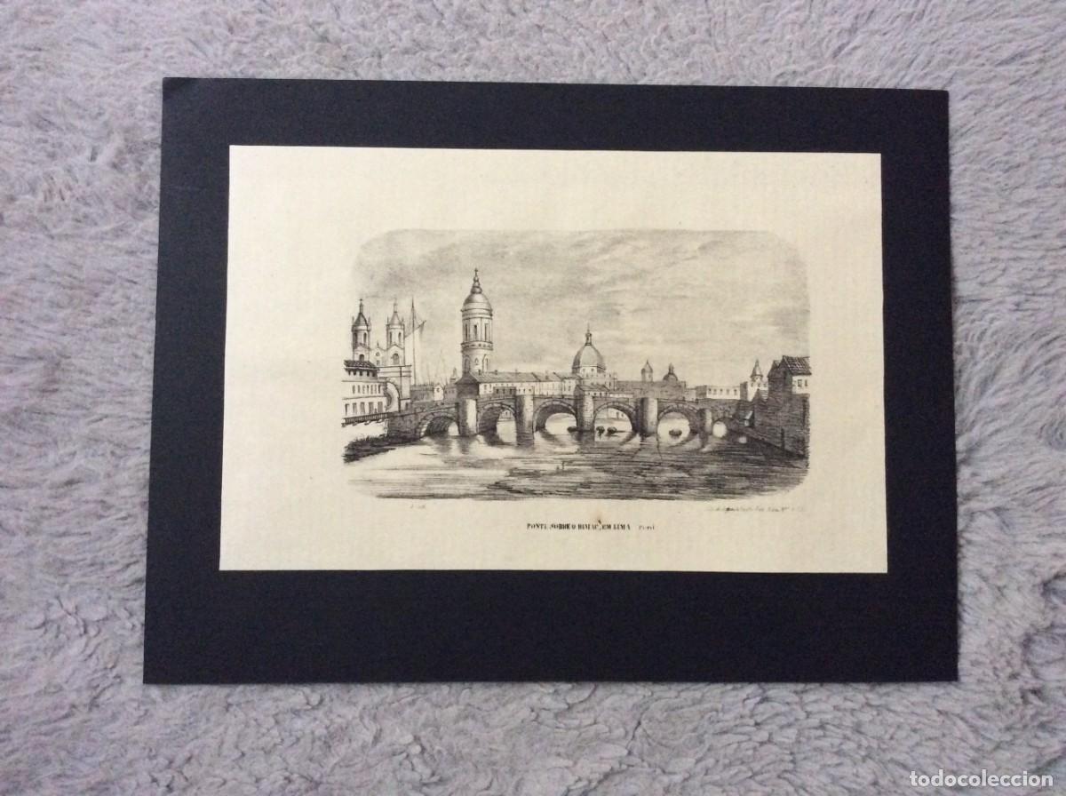 Arte: Ponte sobre o Rimac, em Lima