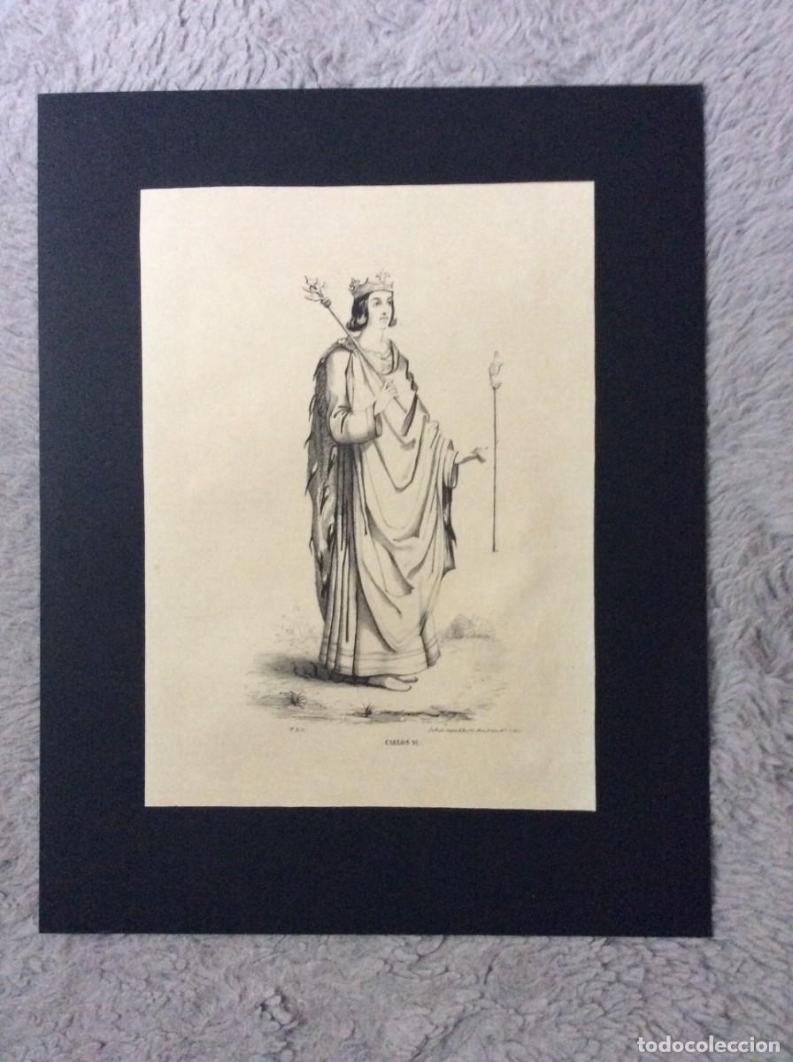Art: Carlos VI - Litografia do s&eacute;culo XIX