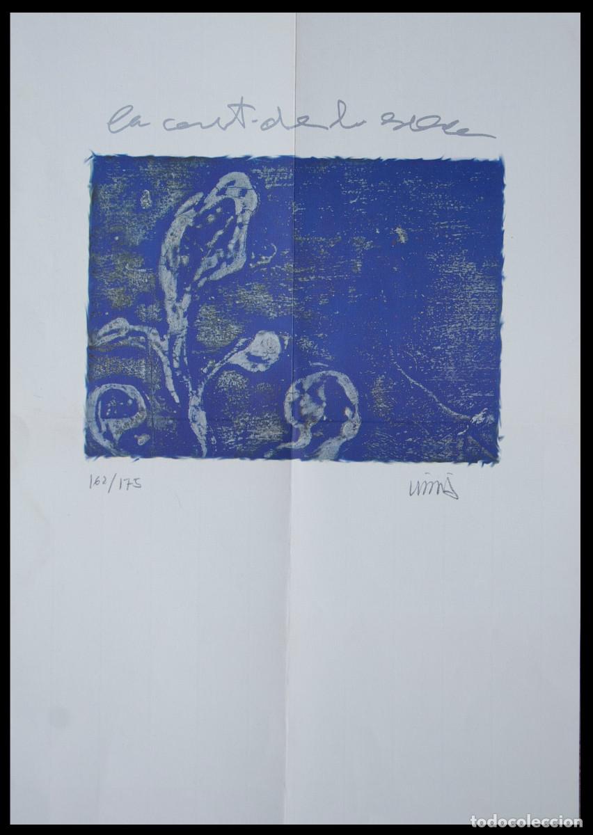 Kunst: litografia Llu&iacute;s Vil&agrave; i vendrell - litografia 162 / 175 - el cant ... 50 cm x 30 cm