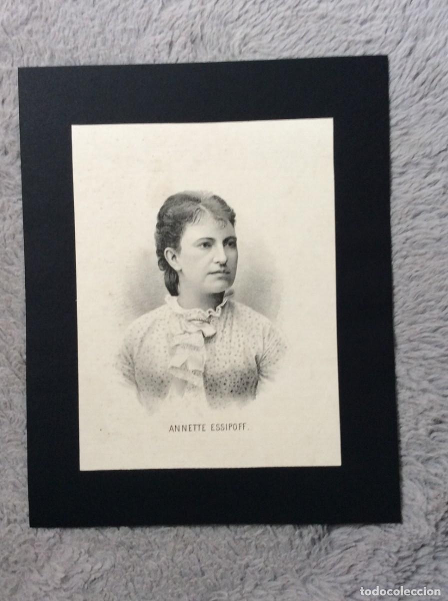 Kunst: Litografia do s&eacute;culo XIX - Annette Essipoff ( Pianista e professora russa )