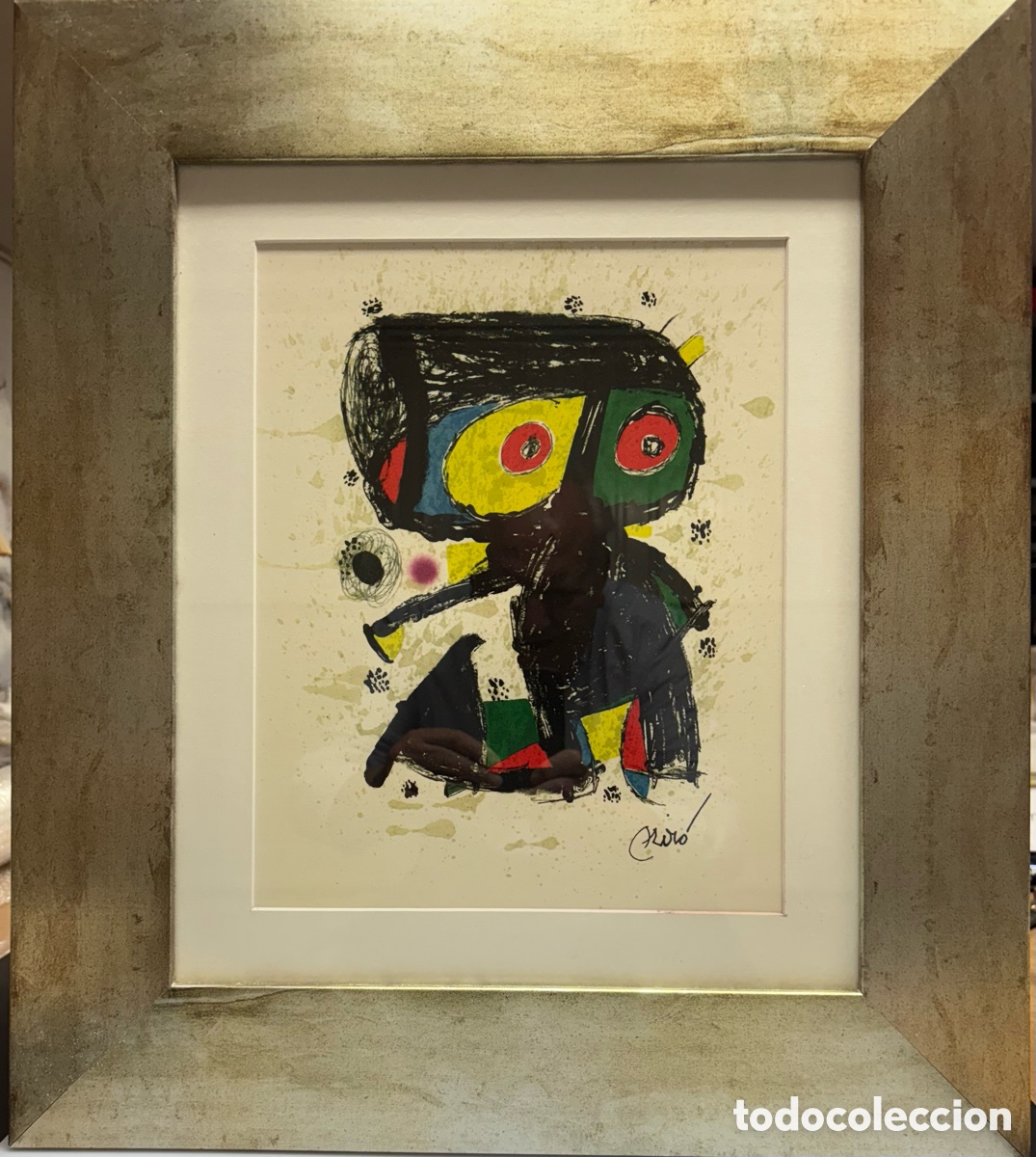 Art: Litograf&iacute;a Joan Mir&oacute; con certificado