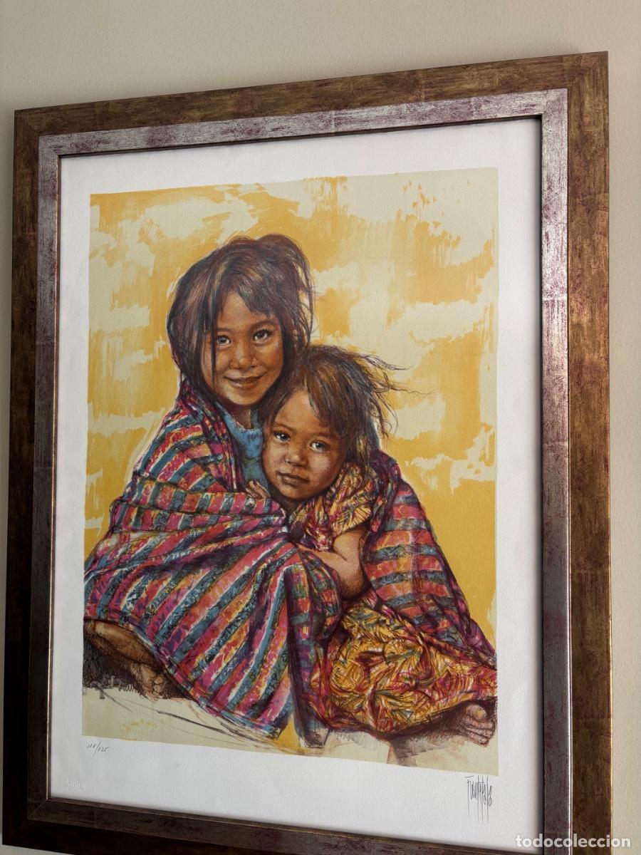 Art: PAREJA DE LITOGRAF&Iacute;AS JOS&Eacute;.L FUENTETAJA - 95x65 CM - FIRMADAS Y ENMARCADAS