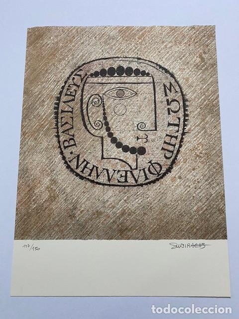 Arte: LITOGRAFIA JOSEP MARIA SUBIRACHS &rdquo;FILHE.LE&rdquo; 1987