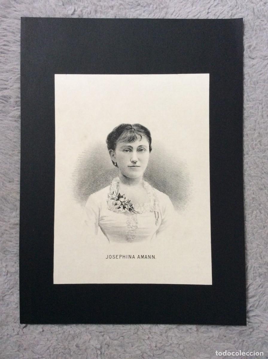 Arte: Litografia do s&eacute;culo XIX - Annette Essipoff ( Pianista e professora russa )