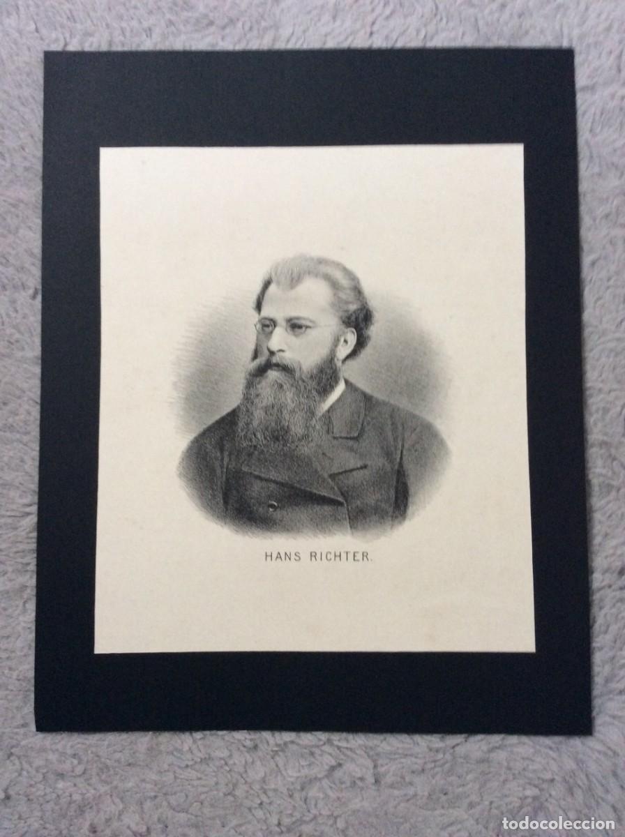 Arte: Litografia do s&eacute;culo XIX - Hans Richter ( compositor, music&oacute;logo e maestro )