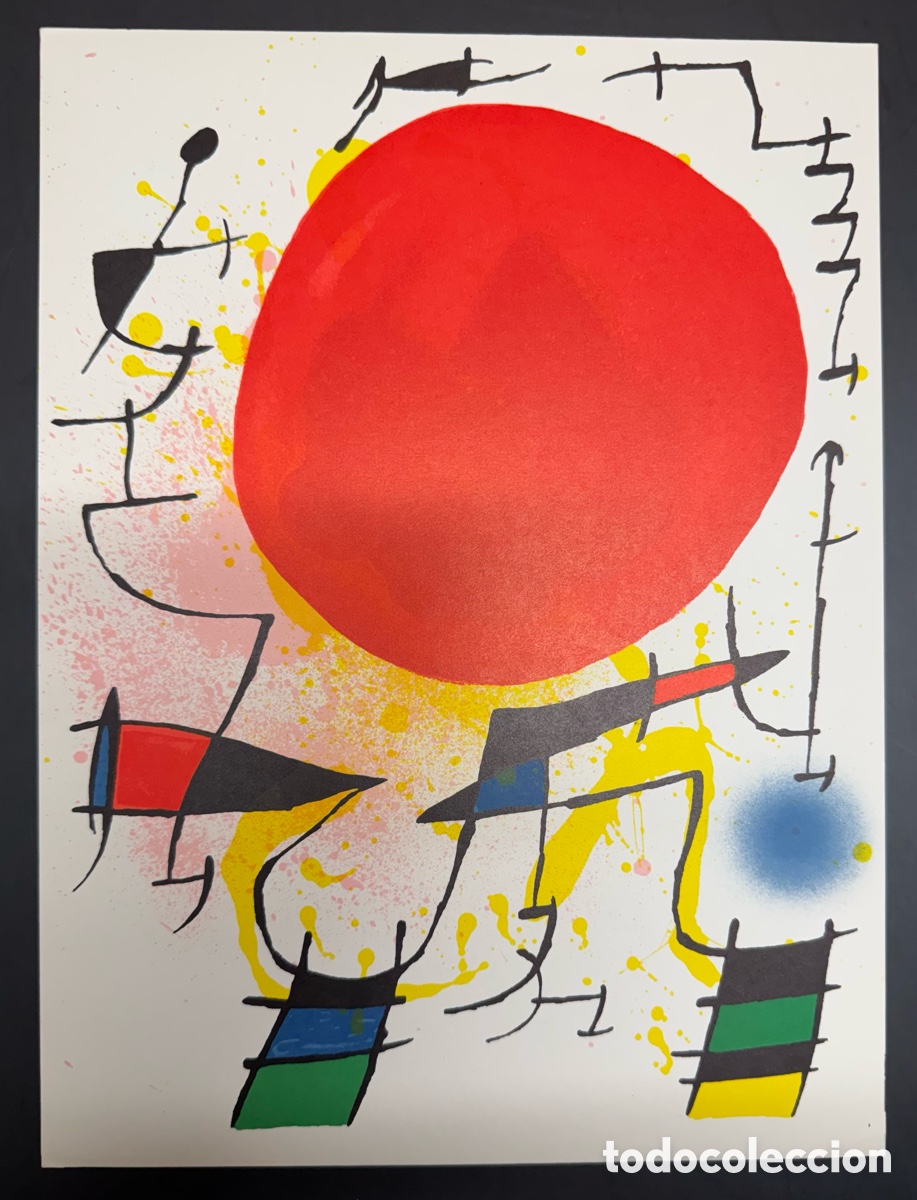 Kunst: Litograf&iacute;a Original Joan Mir&oacute;