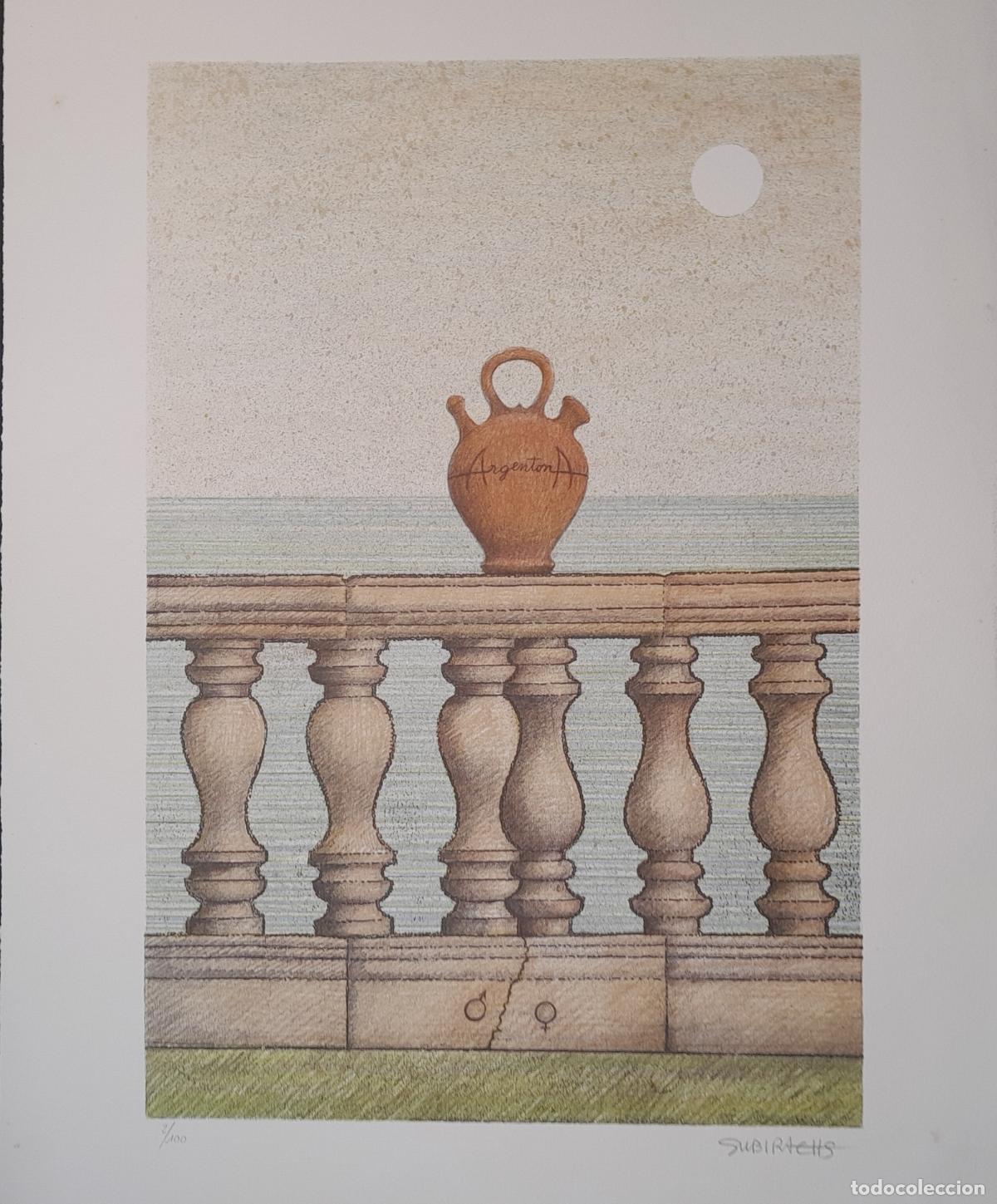 Arte: JOSEP MARIA SUBIRACHS (1927-2014). LITOGRAF&Iacute;A &rdquo;ARGENTONA&rdquo; N&Uacute;M. 2/100. 2000.