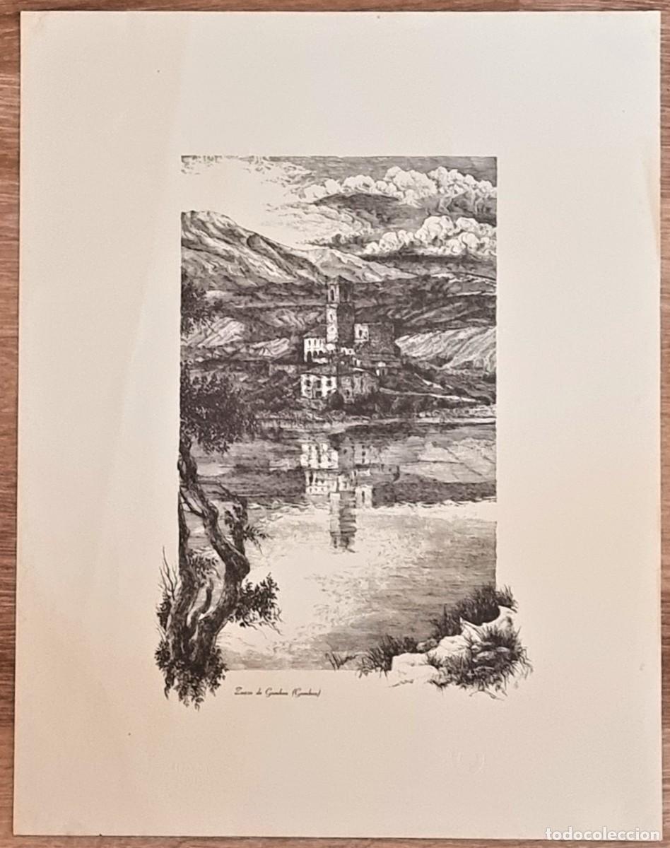 Arte: ZUAZO DE GAMBOA - GAMBOA (&Aacute;lava). 31x40 cm. DIBUJO de ALDAMA J.