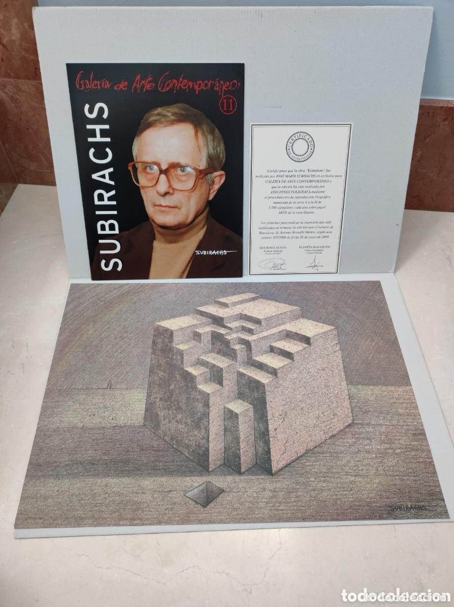 Arte: Litografia Subirach Galeria Arte Contemporaneo numerada y firmada