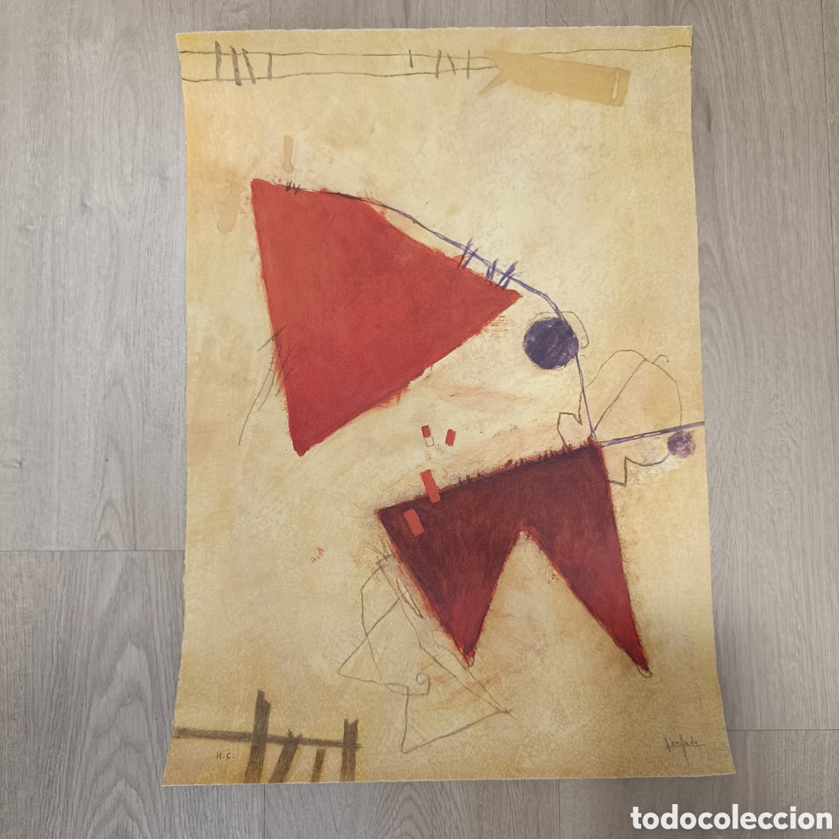 Arte: Litograf&iacute;a de Antonio Collado - Foto 1