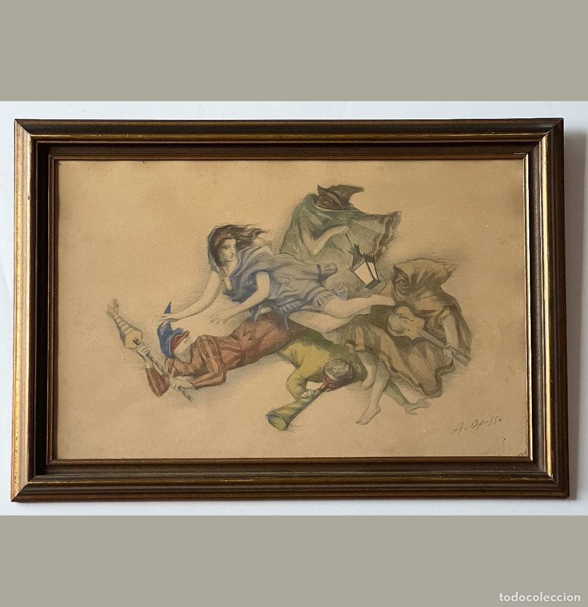 Arte: Alfredo Opisso. Carnaval