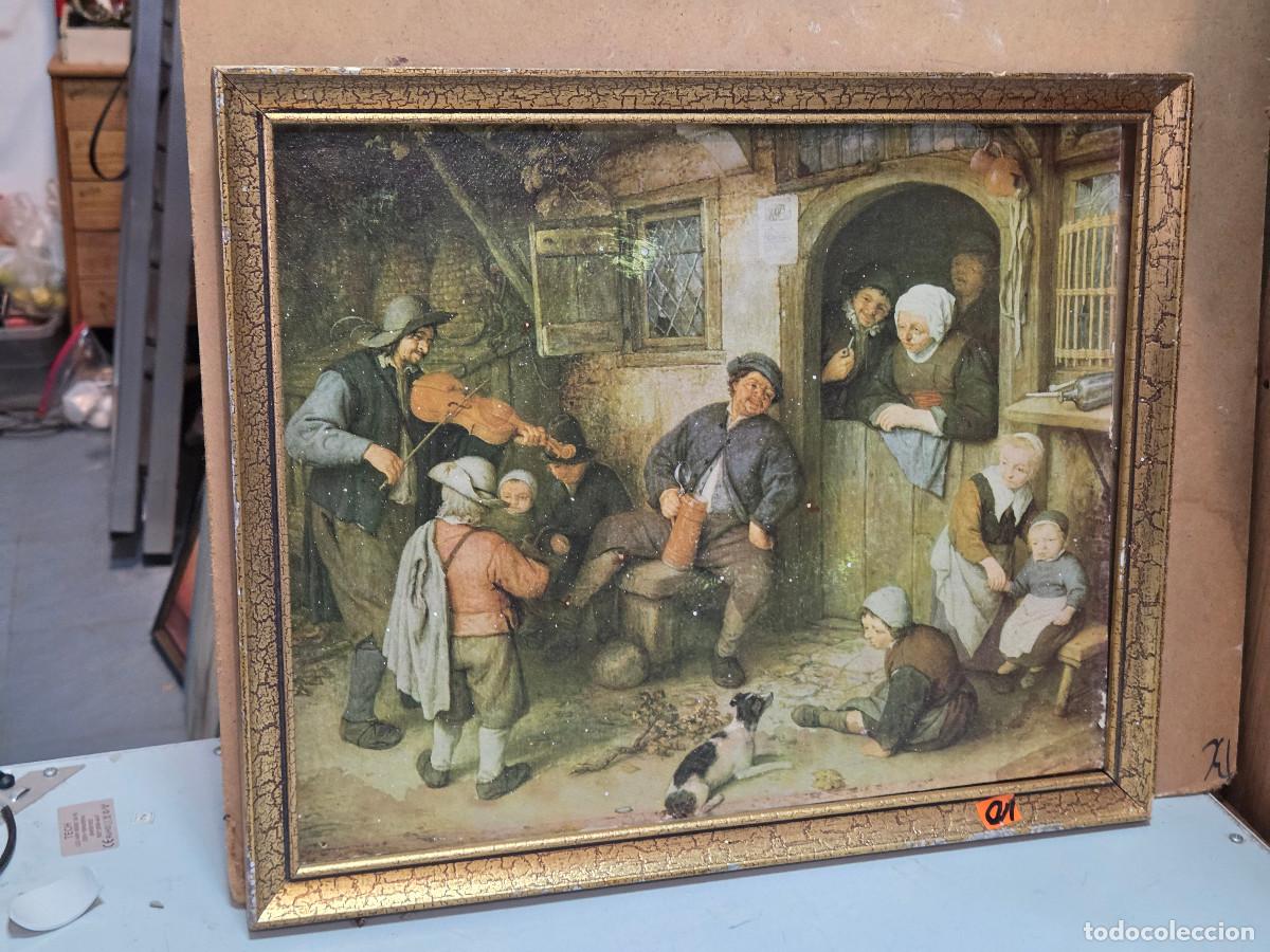 Arte: cuadro litografia vintage