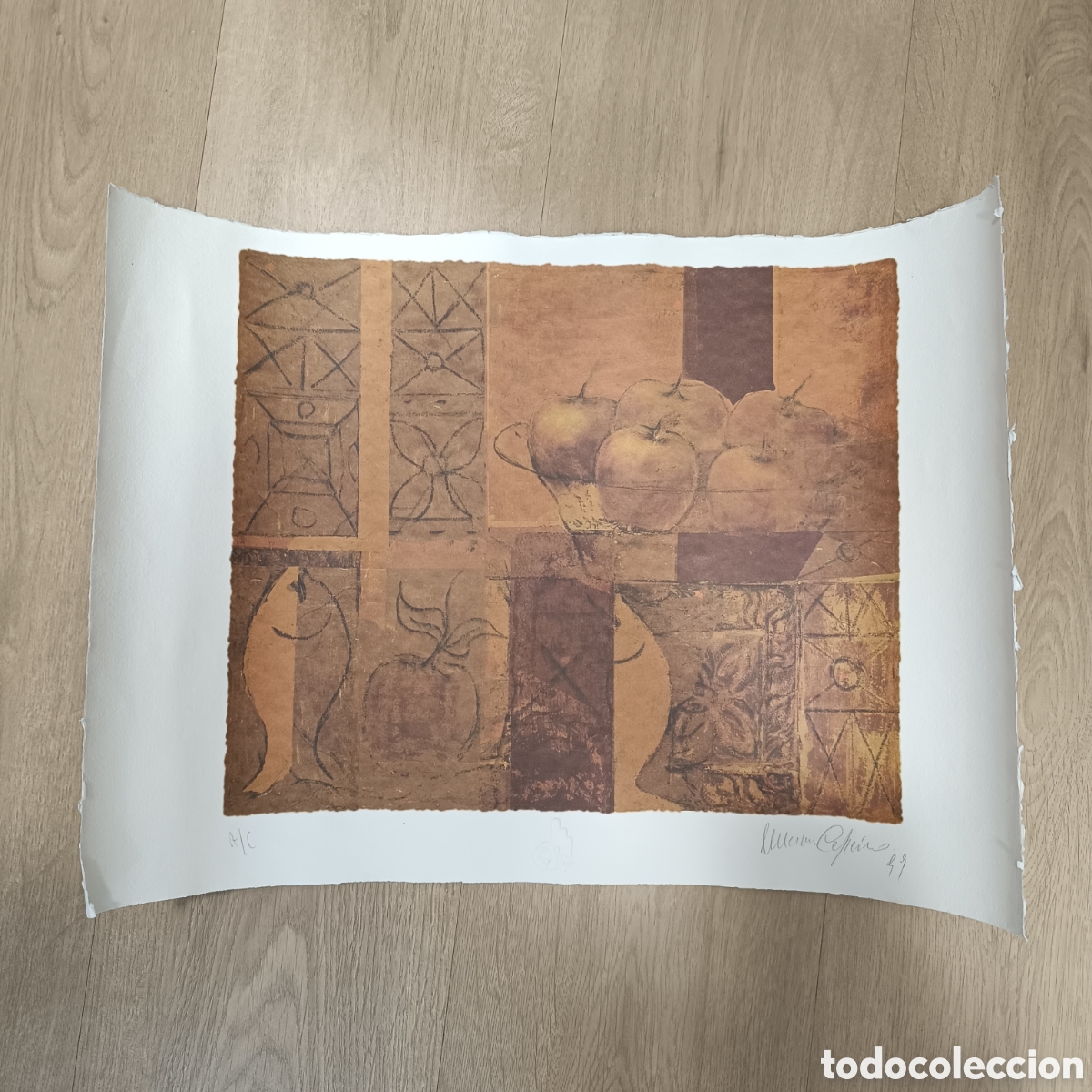 Arte: Litograf&iacute;a original firmada de Mercedes Ceferino