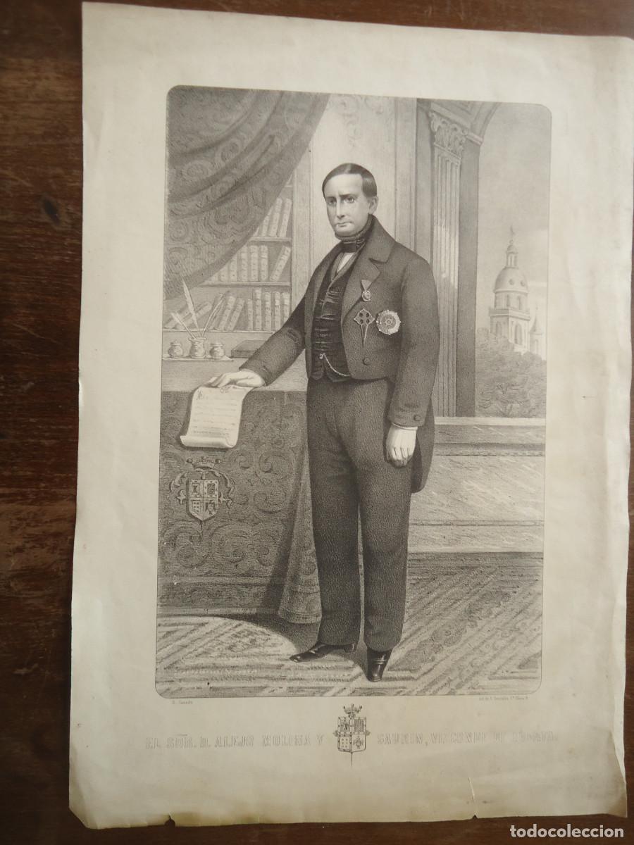 Arte: EL SR. D. ALEJO MOLINA Y SAURIN, VIZCONDE DE HUERTA