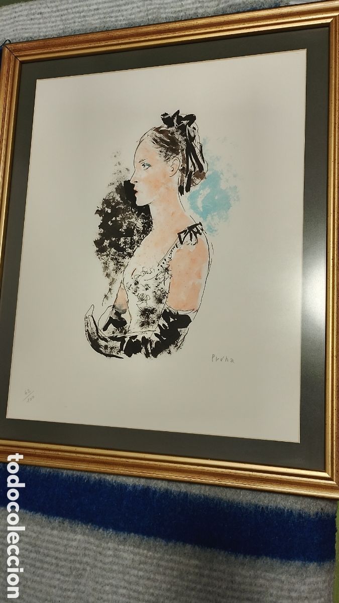 Arte: Litograf&iacute;a del pintor Pere pruna