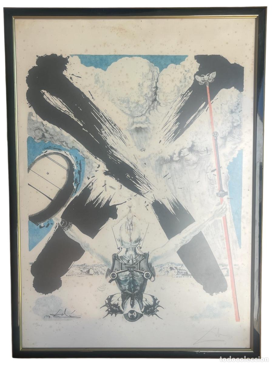 Arte: LITOGRAF&Iacute;A DE SALVADOR DAL&Iacute; &ldquo; LA LUCHA CONTRA EL PELIGRO&rdquo; El QUIJOTE FIRMADA Y NUMERADA DALI.