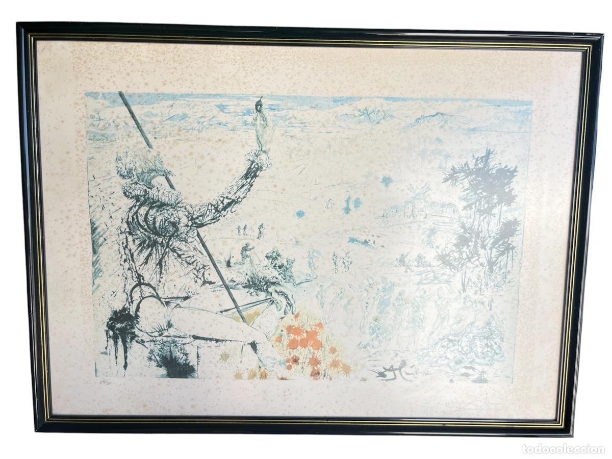 Art: LITOGRAF&Iacute;A DE SALVADOR DAL&Iacute; &ldquo; LA EDAD DE ORO &rdquo; El QUIJOTE FIRMADA Y NUMERADA DALI.