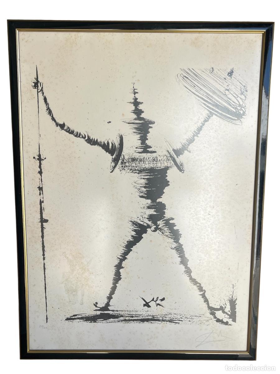 Arte: LITOGRAF&Iacute;A DE SALVADOR DAL&Iacute; &ldquo; DON QUIJOTE Y SANCHO PANZA &ldquo; FIRMADA Y NUMERADA DALI.