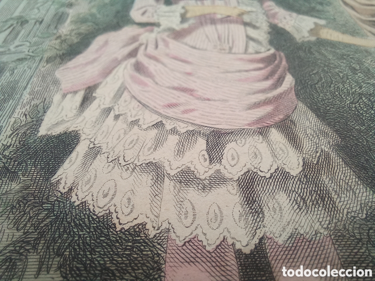 Arte: Litograf&iacute;a La Moda Elegante Ilustrada. - Foto 9