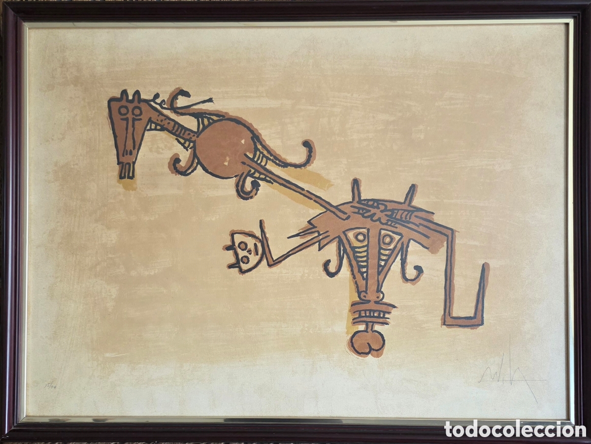Arte: Wilfredo Lam Litografia original - Foto 1