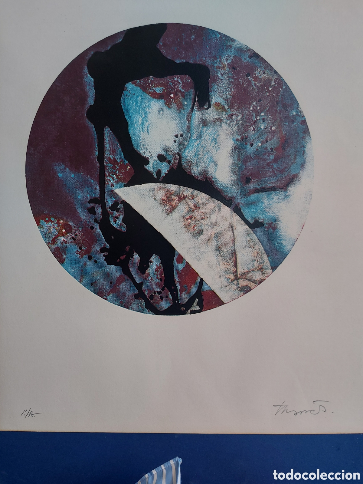 Arte: JOAN -JOSEP THARRATS ESPACIO GALACTICI LITOGRAFIA