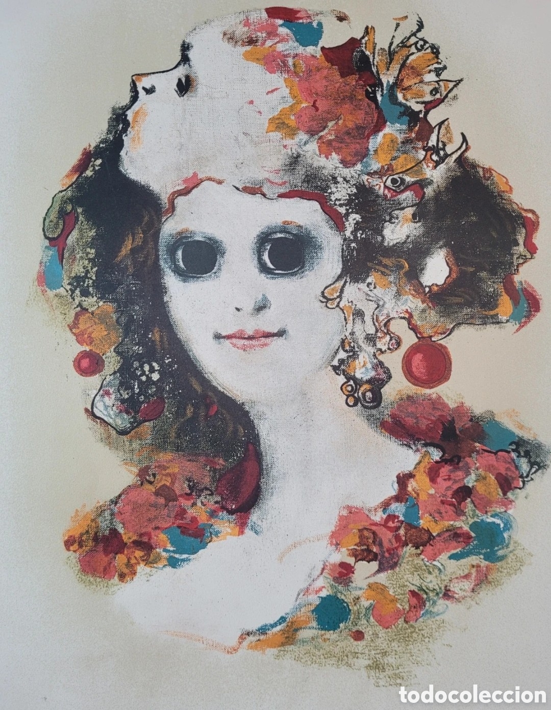 Arte: Litografia Modest Cuixart Arcadia 1982 - Foto 2
